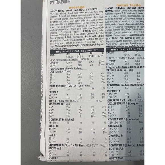 Butterick 6750 Medieval Ren Faire Costume Sewing Pattern All Sizes UNCUT - Picture 4 of 7